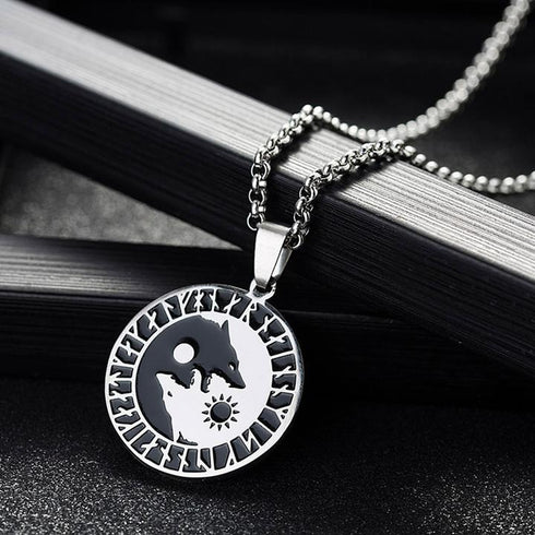 Collier Loup Créateur (Acier)